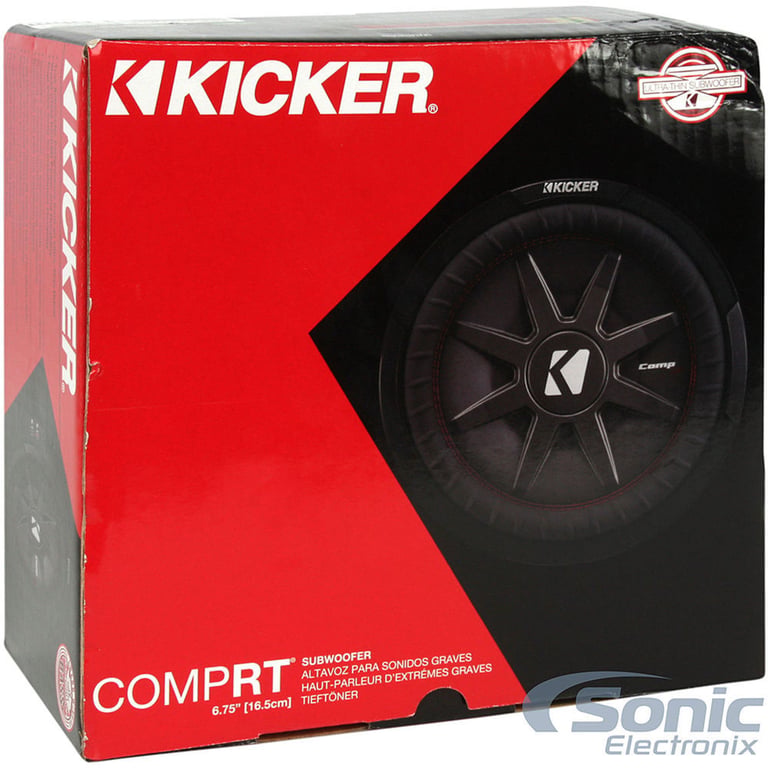 Kicker CompRT 6-3/4" 1 Ohm (43CWRT671) Open Box Complete Image 11