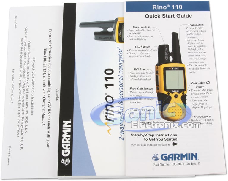 Garmin RINO 110 Open Box Image 12