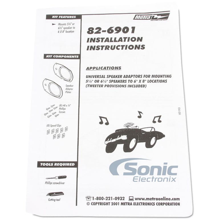 Dodge Ram 2002-2010 Front Factory Speaker Upgrade P1650, 82-6901, 72-6514 Image 9