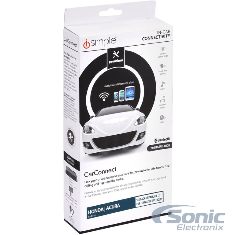 iSimple CarConnect Acura and Honda Bluetooth Streaming Kit (ISHD751) Image 5