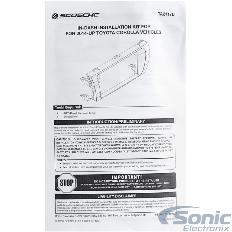 Scosche TA2117B Dash Kit Image 2