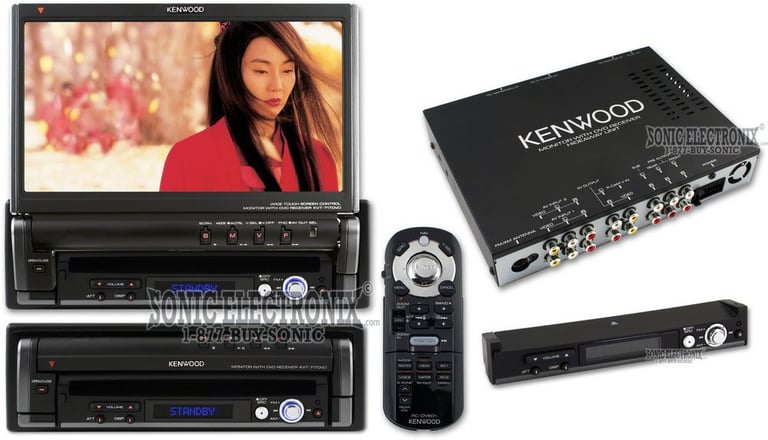 Kenwood KVT-717DVD Image 1