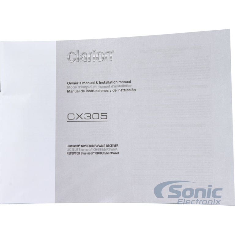 Clarion CX305 Installation Package for Select 1999-01 Volkswagen Image 9