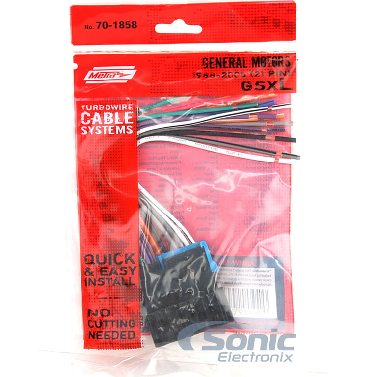 Clarion CX305 Installation Package for 1999-02 GM Full Size Trucks & SUVs Image 16