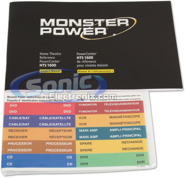Monster Cable PowerCenter Surge Protector (MP HTS 1600) Image 8