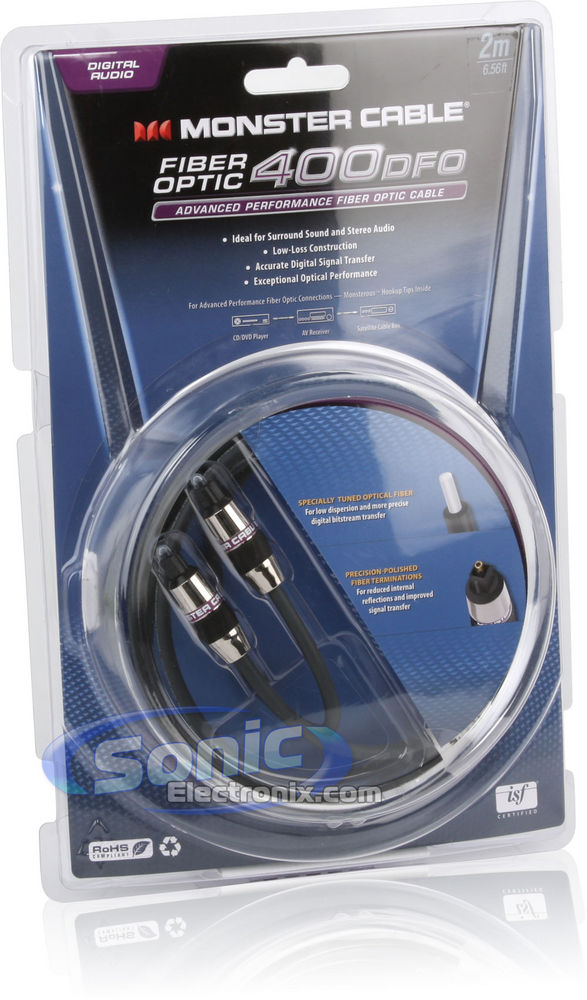 Monster Cable Fiber Optic Audio Cable (MC 400DFO-2M) Image 3