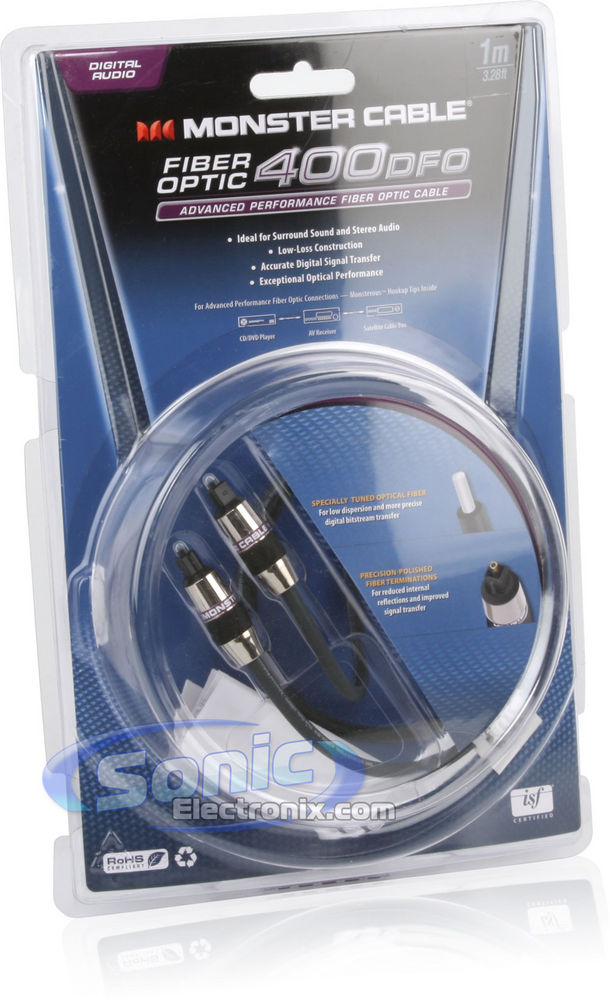 Monster Cable Fiber Optic Audio Cable (MC 400DFO-1M) Image 3