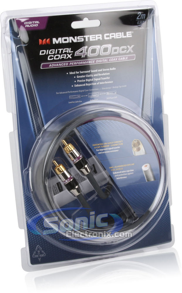 Monster Cable Digital Coaxial Audio Cable (MC 400DCX-2M) Image 3