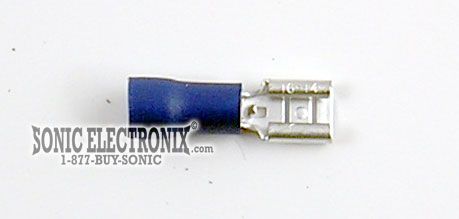 Female Quick Disconnect BLUE Connectors .187" 16-14G (100 Pack) Image 1