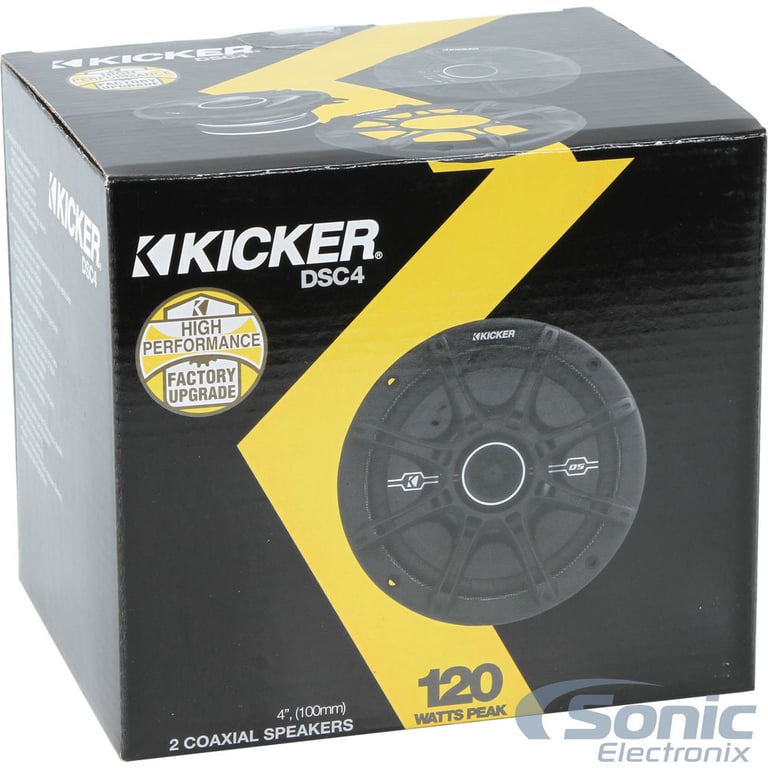 Kicker DSC4 (41DSC44) LIKE NEW DAMAGED PACKAGING Image 16