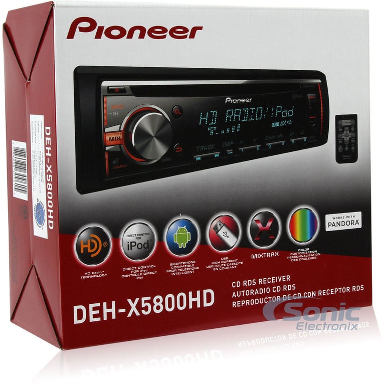 Pioneer DEH-X5800HD (Open Box Complete) Image 7