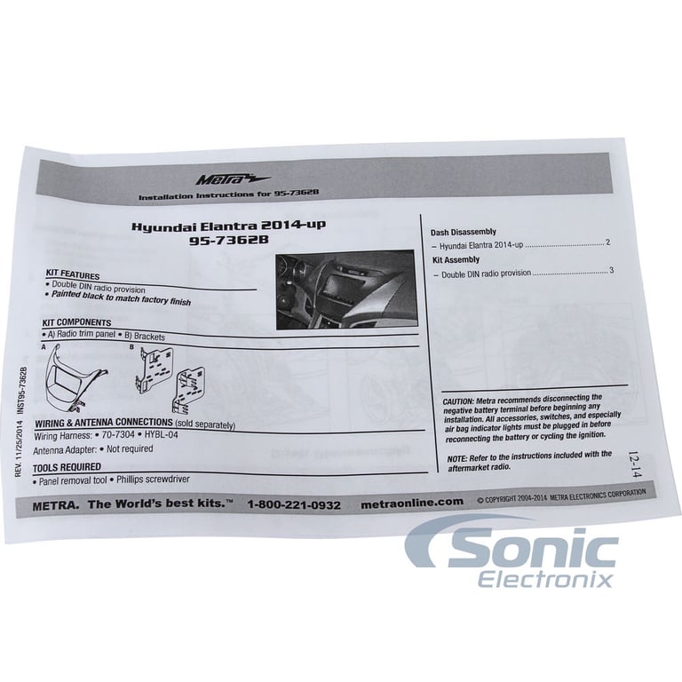Metra 95-7362B Dash Kit Image 4
