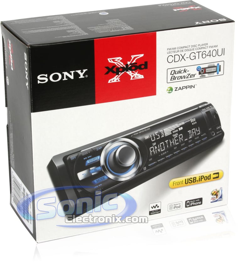 Sony CDX-GT640UI Image 9