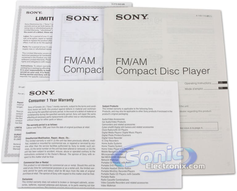Sony CDX-GT340 Image 6