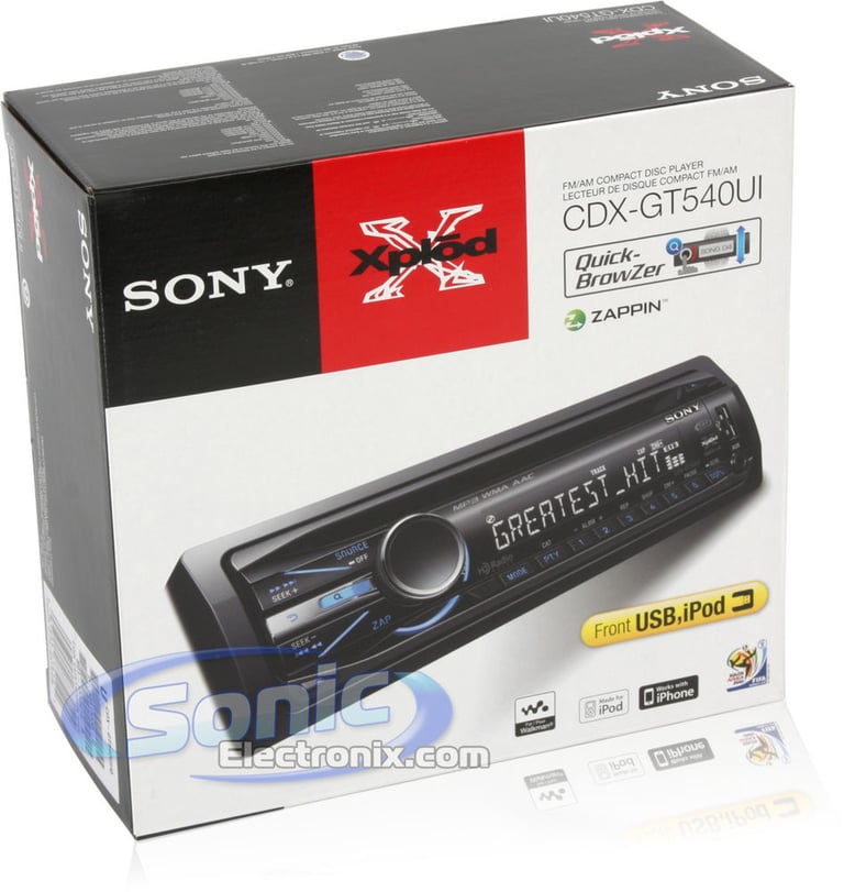 Sony CDX-GT540UI Image 8