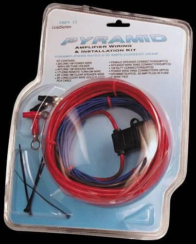 Pyramid PBIN12 10 Gauge Amplifier Kit Image 1