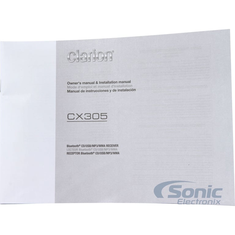 Clarion CX305 Installation Package for 2003-07 Honda Accord Image 7