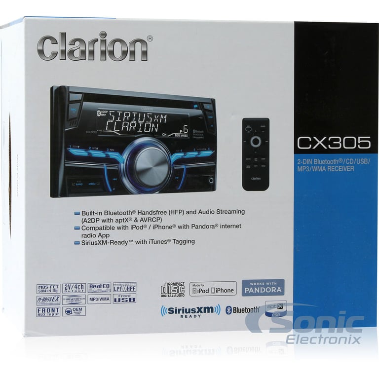 Clarion CX305 Installation Package for 2003-07 Honda Accord Image 8