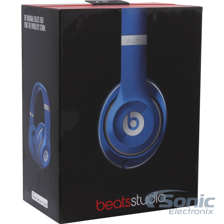 Beats By Dre Studio Headphones - Blue (beatsstudioblue) Image 8