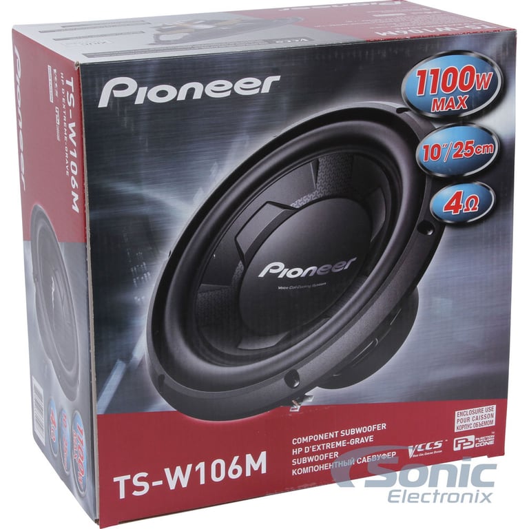 Pioneer TS-W106M Image 5