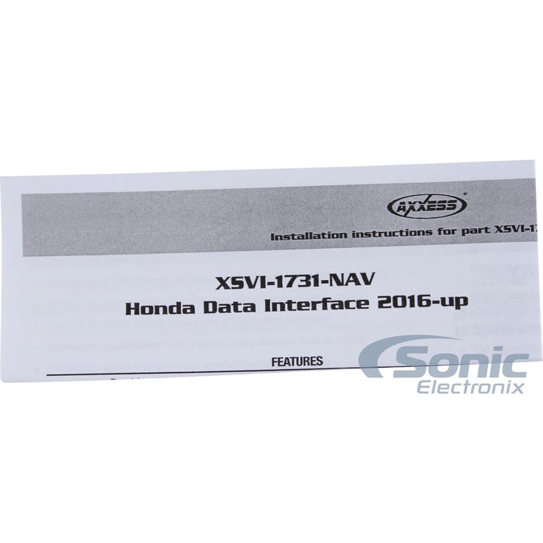 Axxess XSVI-1731-NAV Wiring Interface Image 4