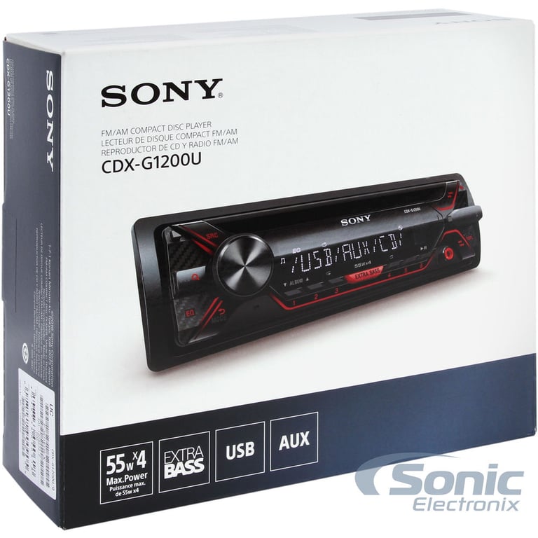 Sony CDX-G1200U (CDXG1200U) Image 6