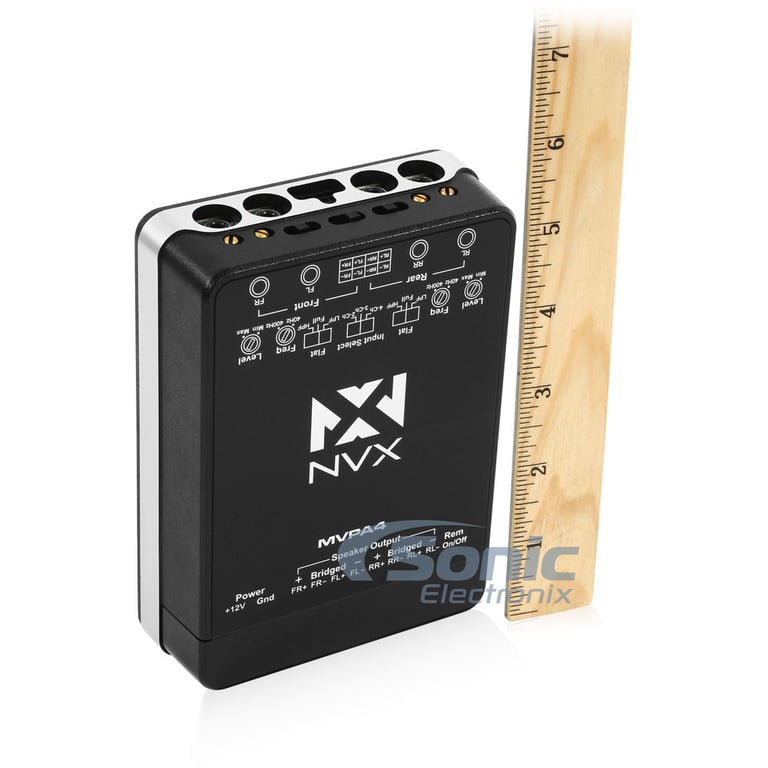 NVX MVPA4 Amplifier + NVX VUBT2 Bluetooth Receiver Image 2