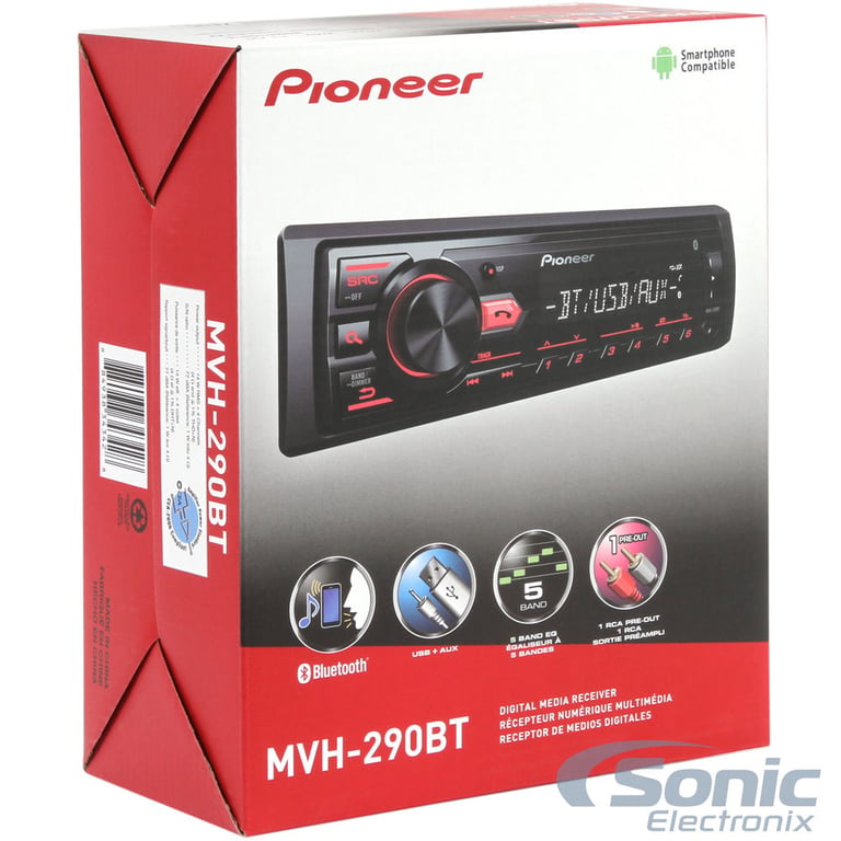 Pioneer MVH-290BT ** FREE DASH KIT + HARNESS FOR MOST CARS ** Image 10