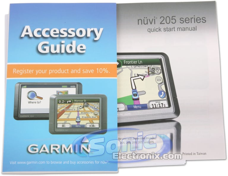 Garmin nuvi 205 (n&uuml;vi&reg; 205, MPN: 010-00717-40) Image 9