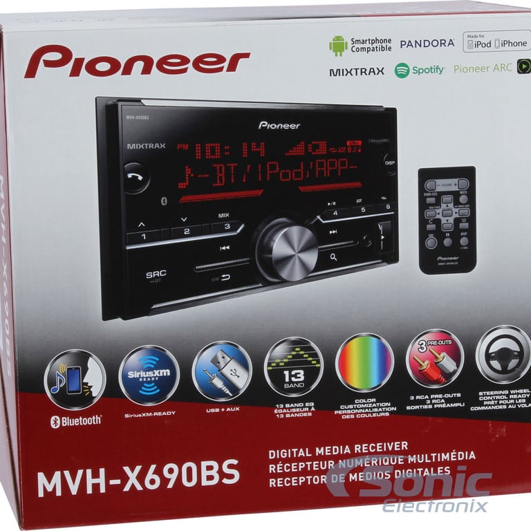Pioneer MVH-X690BS Image 7