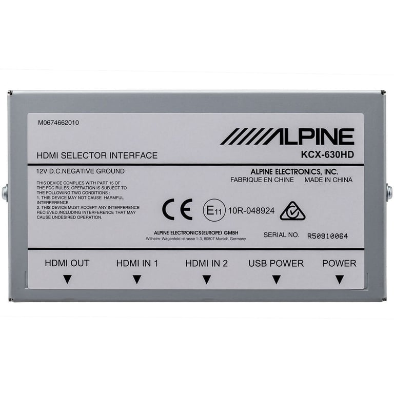 Alpine KCX-630HD Image 2