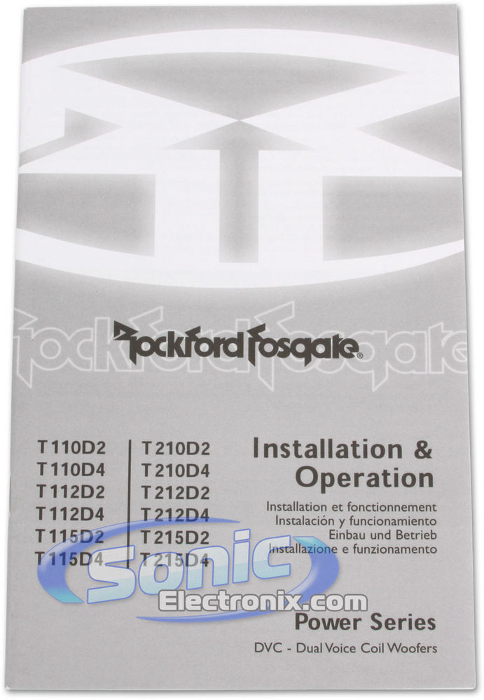 Rockford Fosgate Power T215D2 Image 5