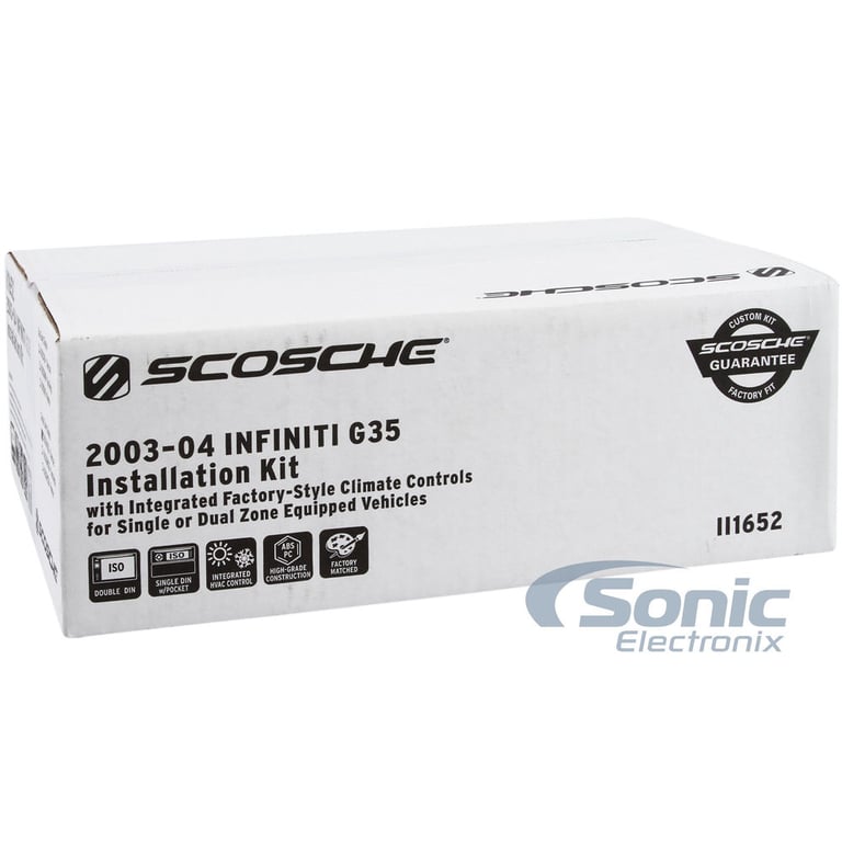 Scosche II1652CHSZB Infiniti G35 Dash Kit Image 7