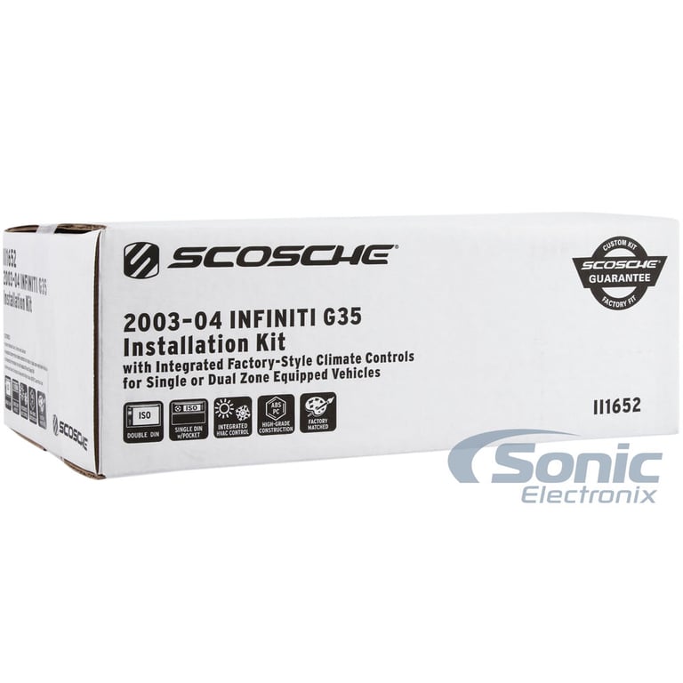 Scosche II1652PB Infiniti G35 Dash Kit Image 7