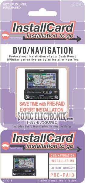 InstallCard 42-1018 (DVD/Navigation) Image 1