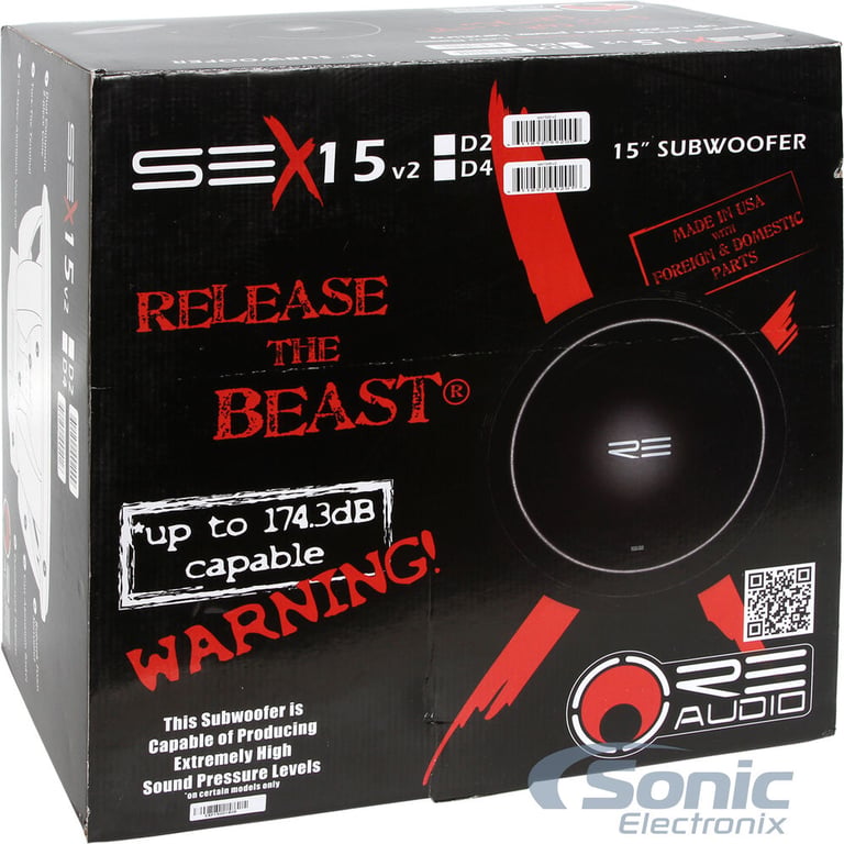 RE Audio SEXv2-15D2 (SEX v2 15D2) OPEN BOX COMPLETE Image 11