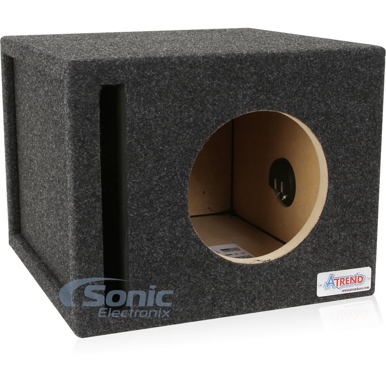 8" NVX VSW84v2 250W RMS + Vented Subwoofer Enclosure Image 8