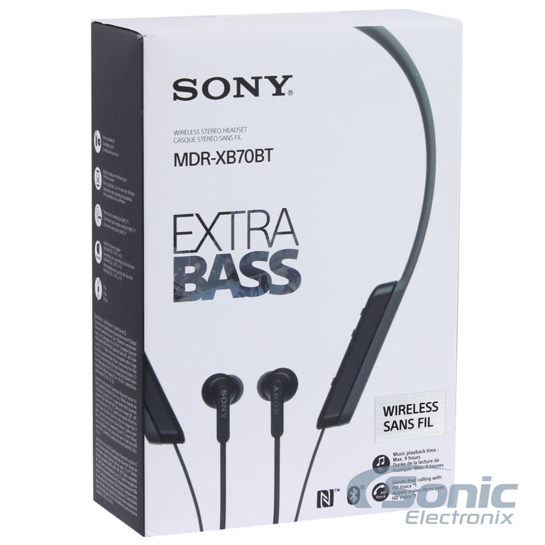 Sony XB70BT Extra Bass&trade; Bluetooth In-Ear Headphones (mdrxb70btb) Image 13