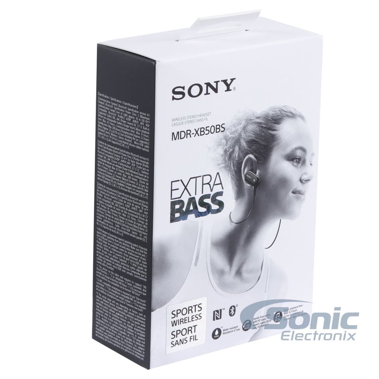 SONY MDR-XB50BS Extra Bass&trade; Sports Bluetooth Headset - Black Image 7