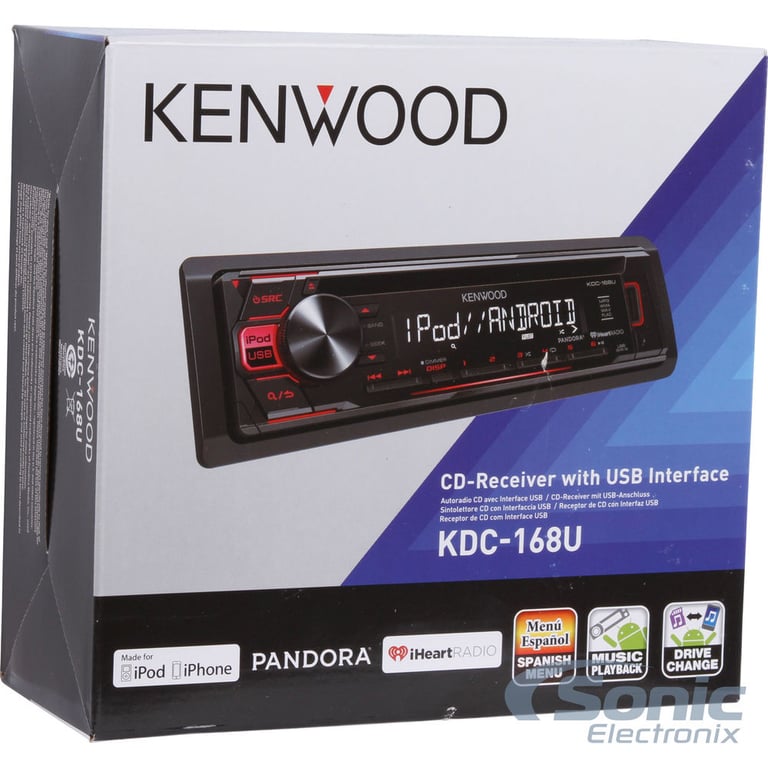 Kenwood KDC-168U (Open Box, Complete) Image 6