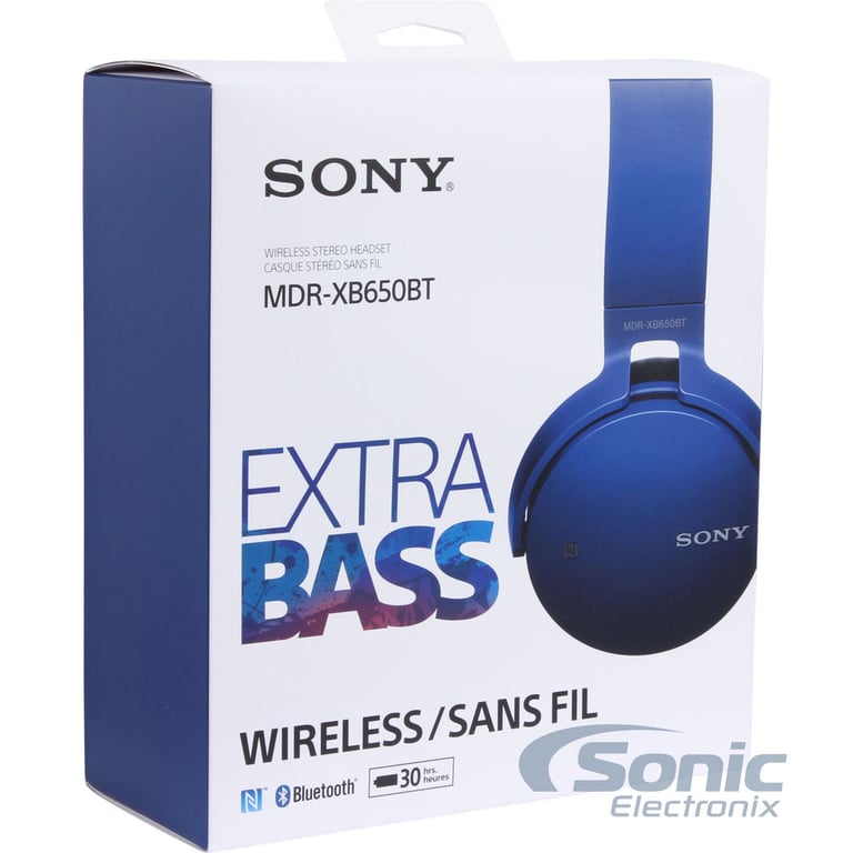 XB650BT EXTRA BASS BLUETOOTH&reg; HEADPHONES - BLUE Image 6
