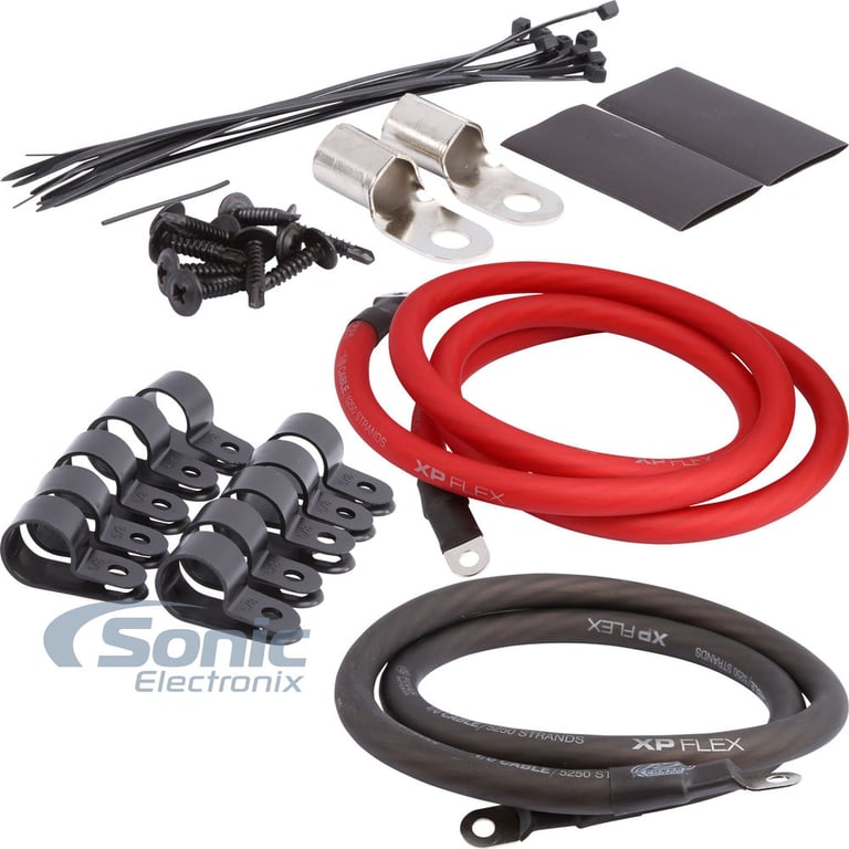 XS Power Big 3 Upgrade Kit (BIG3-RD) Red/Black Image 1