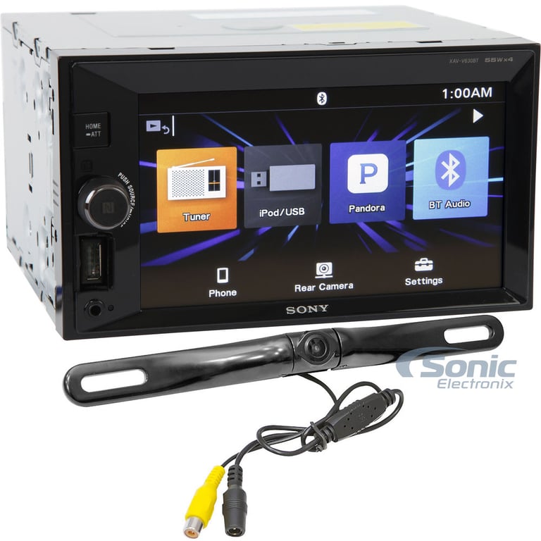 Sony XAV-V630BT + FREE Back-Up Camera Image 1