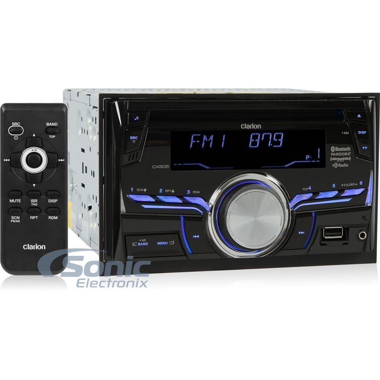 Clarion Car Stereo + NVX Speaker Combo Image 2