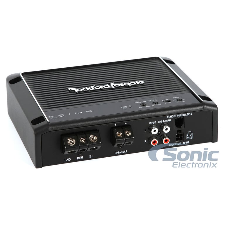 Belva + Rockford Fosgate Subwoofer/ Amplifier and Amp Wiring Combo Image 6