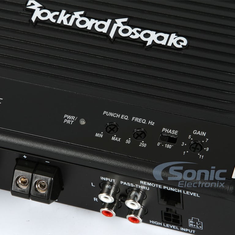Belva + Rockford Fosgate Subwoofer/ Amplifier and Amp Wiring Combo Image 7