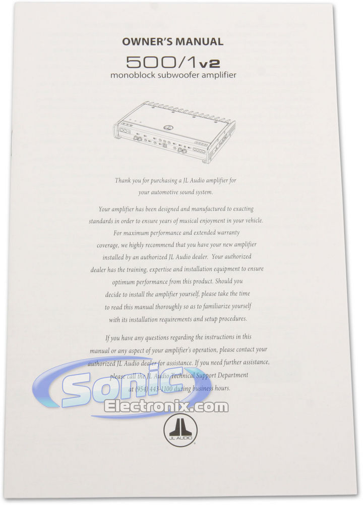 JL Audio Slash v2 500/1v2 R/B Image 6