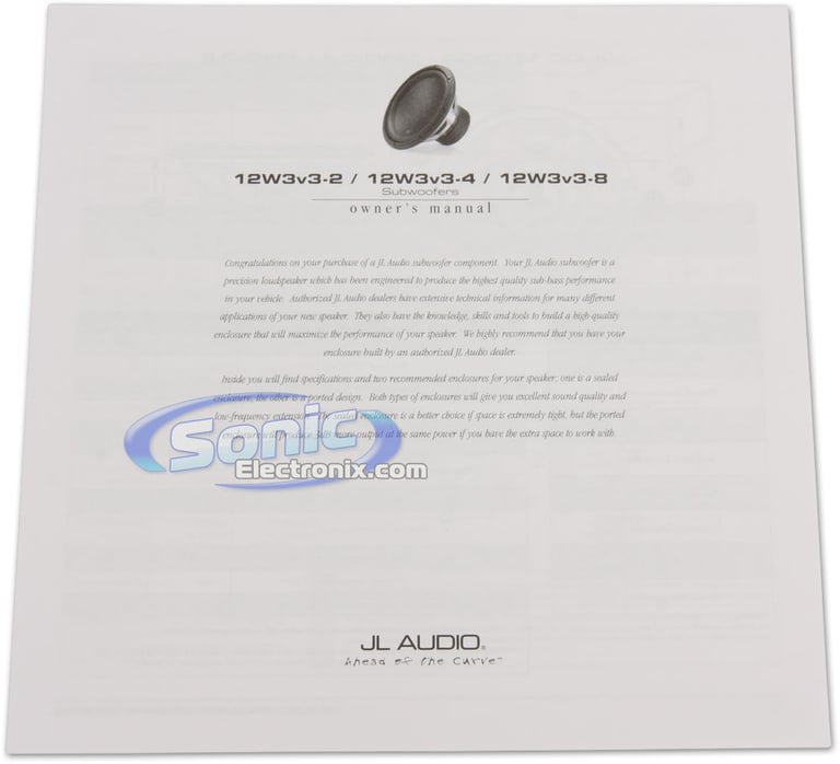 JL Audio 12W3v3-8 Image 4