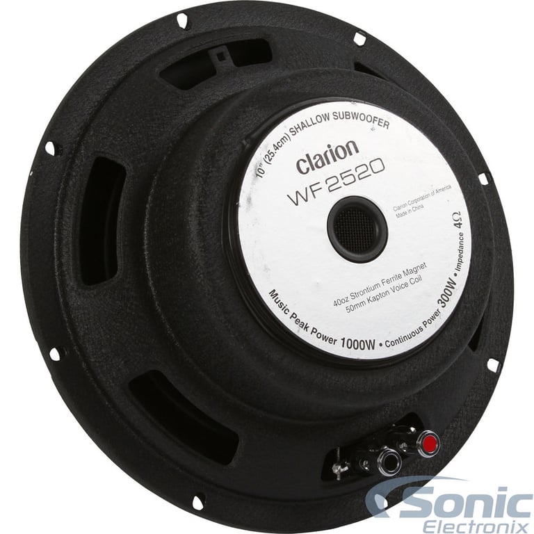 Clarion 300W Behind The Seat Bass Package Image 4