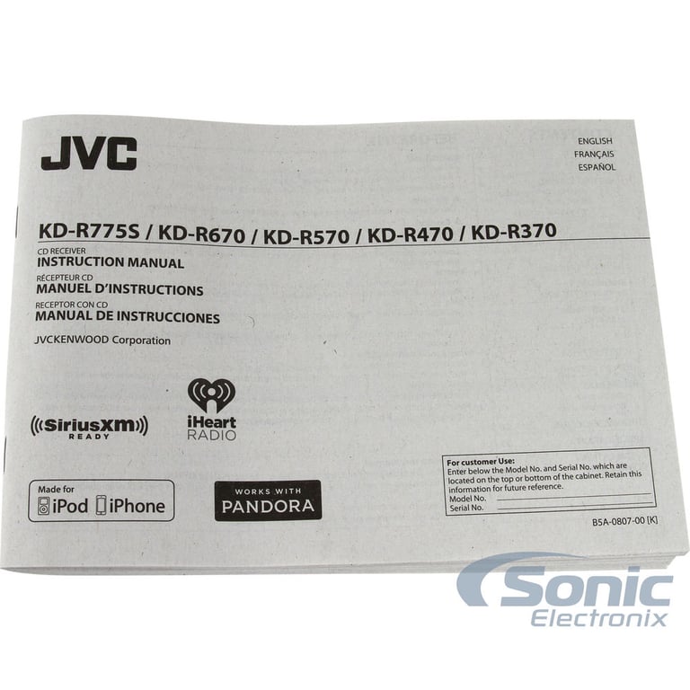 JVC Arsenal KD-R775S + SiriusXM Tuner + $70 Visa Card & 3 Months Free Service* Image 9
